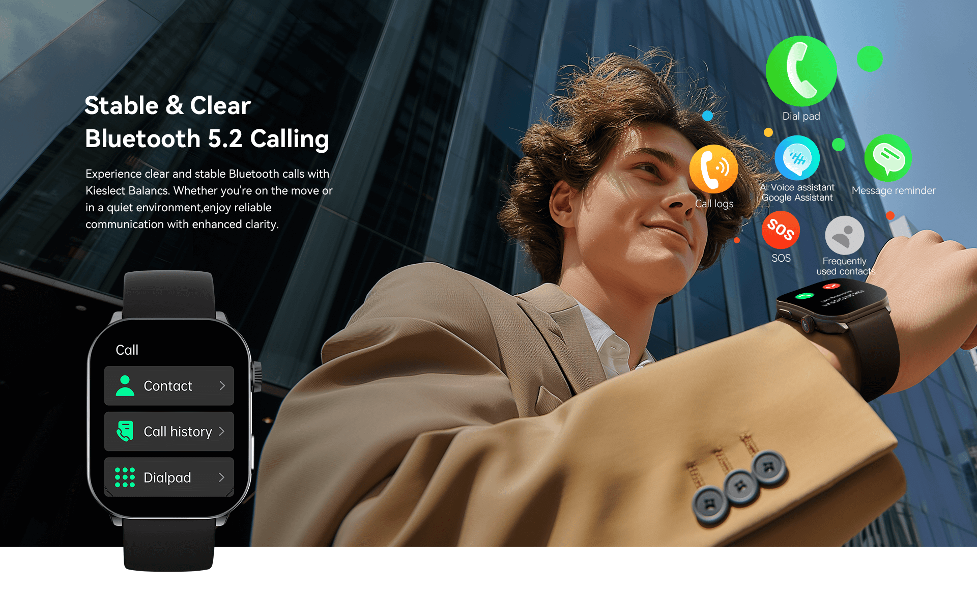 Kieslect Smart Calling Watch Balancs