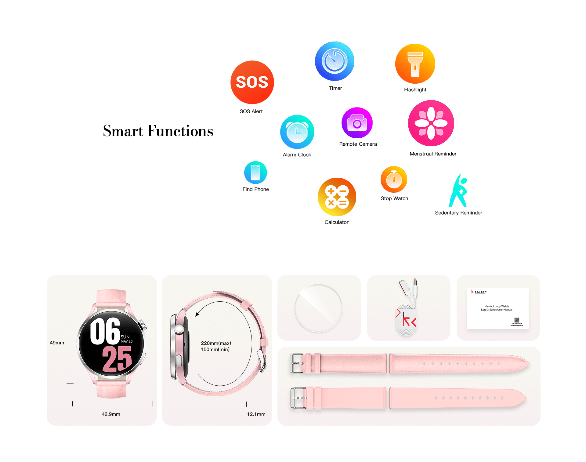 Kieslect Lady Smartwatch Lora 3